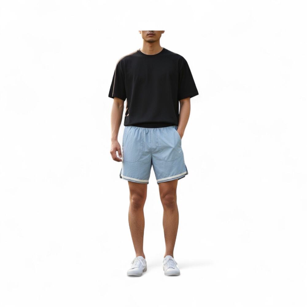 UNIPRO Men’s Qwick-Dry Running Short Light Blue Size Small 7” Inseam